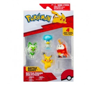 MF Pokemon Gen IX Battle: Set Figure 4PK 5cm