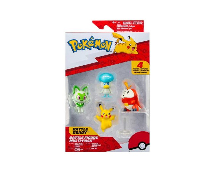 MF Pokemon Gen IX Battle: Set Figure 4PK 5cm