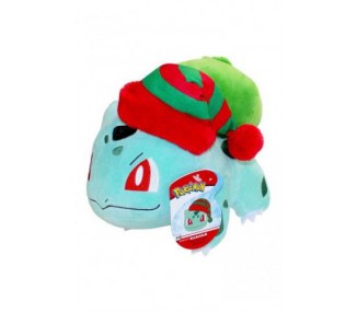 Pokemon Plush Bulbasaur with Christmas Hat 20cm