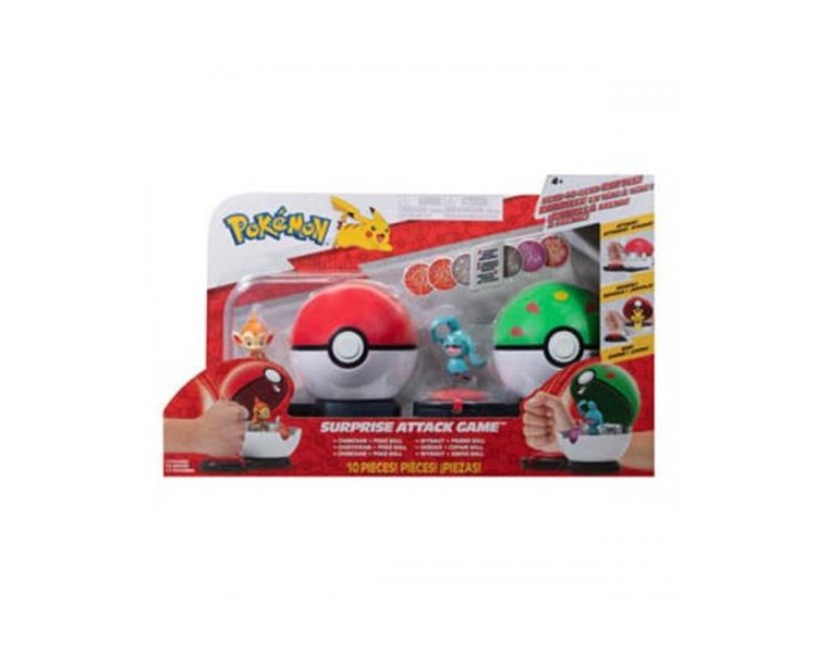 Pokemon Attack Poke Ball Wynaut with Friend Ball