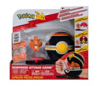 Pokemon Attack Vulpix with Luxury Ball