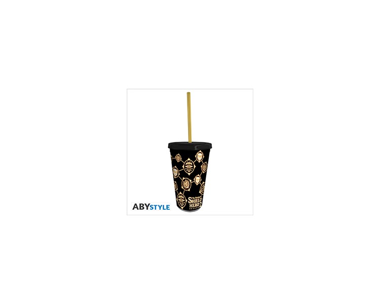 The Shield Hero - Tumbler with straw 470ml: Symbols