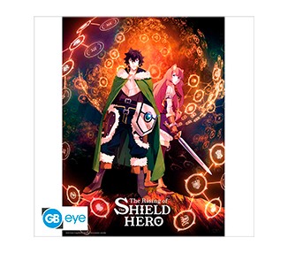 The Shield Hero Poster Chibi Naofumi & Raphtalia 52x38cm