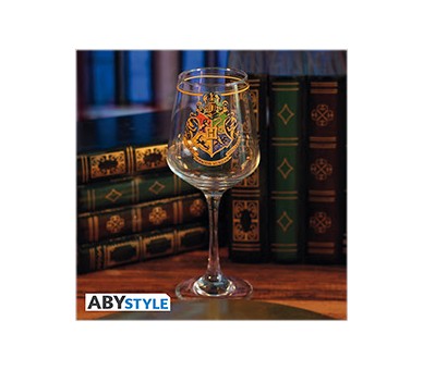 Harry Potter Bicchiere con Stemma: Hogwarts Crest 35cl