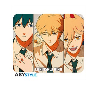 Chainsaw Man Tappetino Mouse: Denji, Aki & Power 23cm