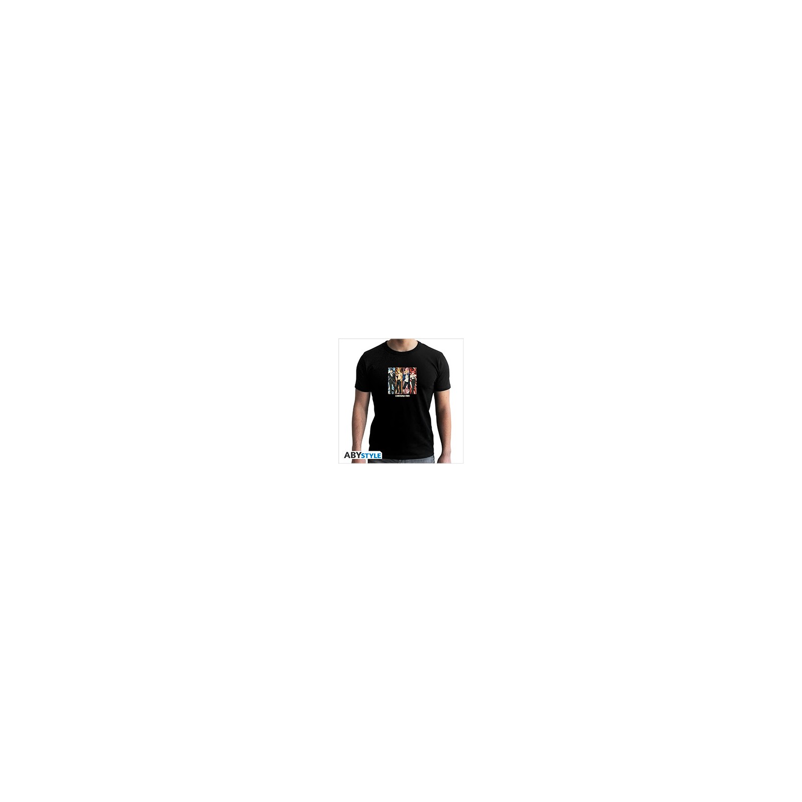 Chainsaw Man T-Shirt (XS) Man Black Basic: Group