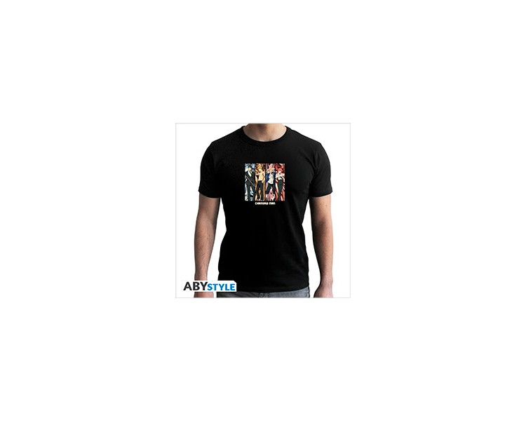 Chainsaw Man T-Shirt (XS) Man Black Basic: Group