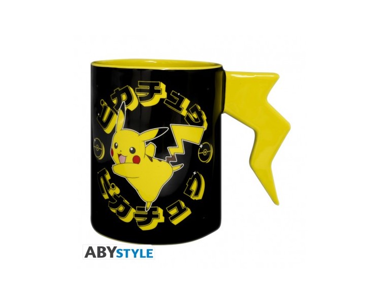 Pokemon Tazza 3D 460ml: Pikachu Lightening Bolt