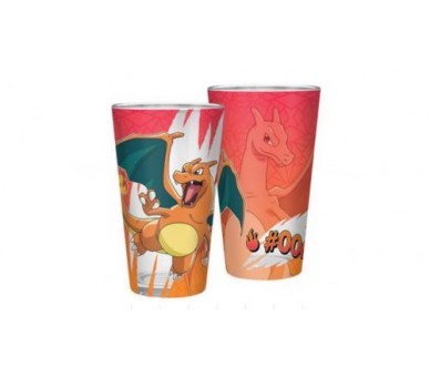 Pokemon Large Glass 400ml: Charizard