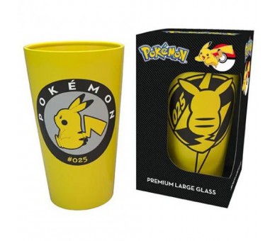 Pokemon Large Glass 400ml: Pikachu Foil