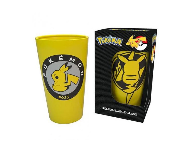 Pokemon Large Glass 400ml: Pikachu Foil