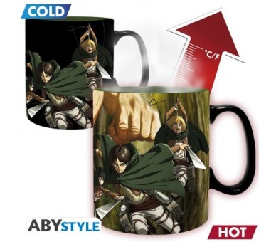 Attack on Titan Tazza Heat Change 460ml: Titan Eren S3