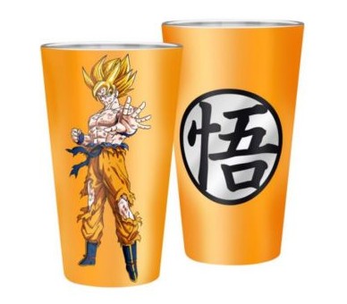 Dragon Ball Large Glass 400ml: Goku Super Saiyan