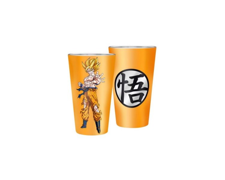 Dragon Ball Large Glass 400ml: Goku Super Saiyan