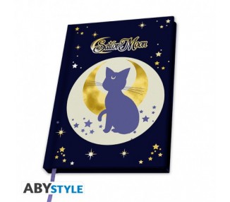 Sailor Moon A5 Notebook Premium: Luna & Artemis