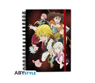 Seven Deadly Sins Notebook Spirale: Meliodas and the Sins