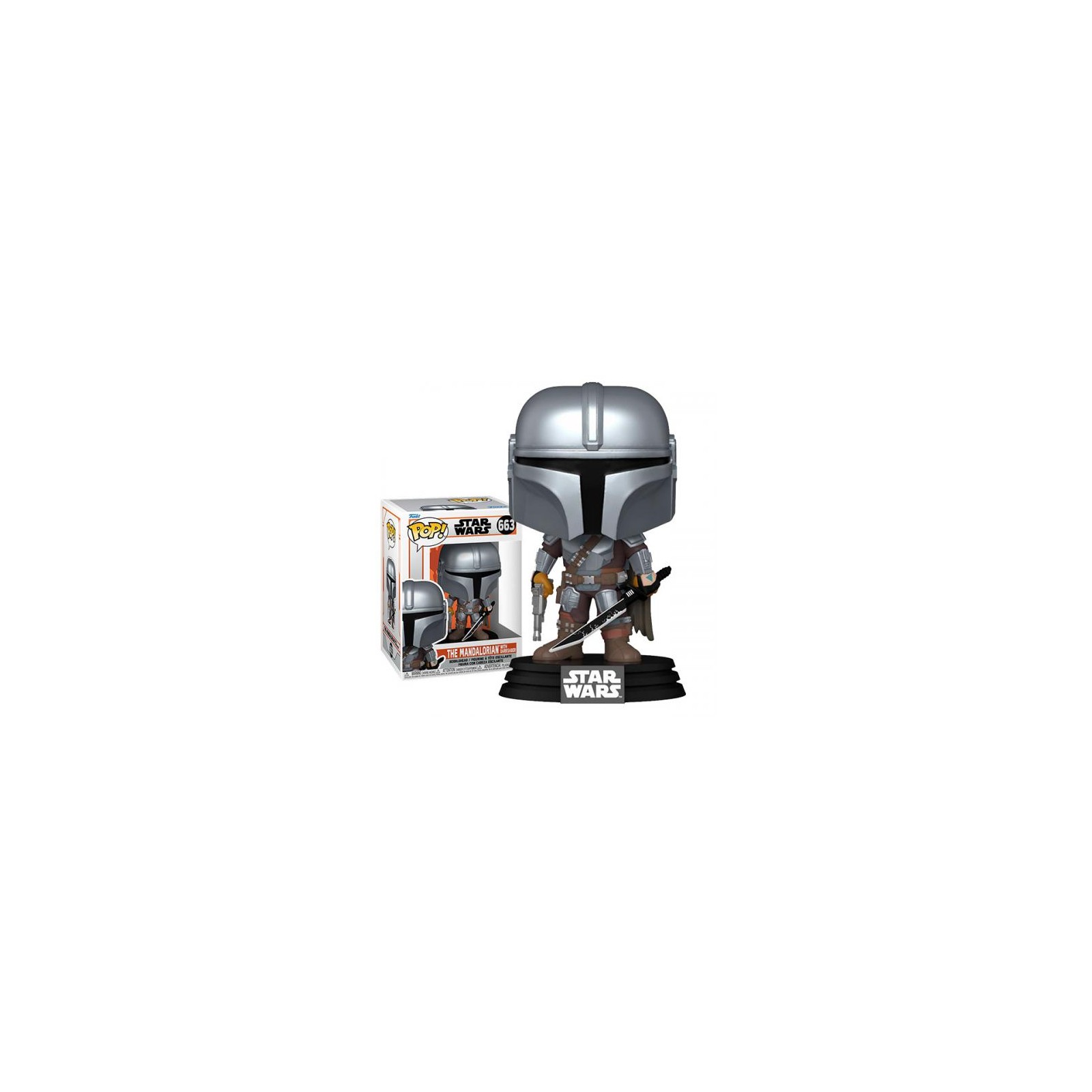 Funko POP! Star Wars: The Mandalorian w/Darksaber (663)