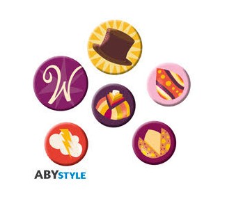 Wonka Pin Spilla Badge: Candies 3cm