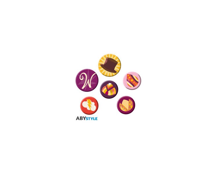 Wonka Pin Spilla Badge: Candies 3cm