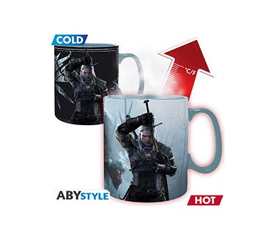 The Witcher Tazza Heat Change 460ml: Geralt & Ciri