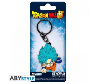 Dragon Ball Super Portachiavi: Goku Saiyan Blue 7cm