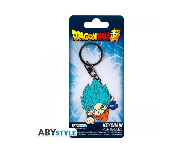 Dragon Ball Super Portachiavi: Goku Saiyan Blue 7cm