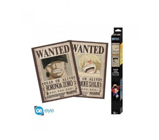 One Piece Set 2 Chibi Posters: Wanted Zoro/Sanji (52x38)