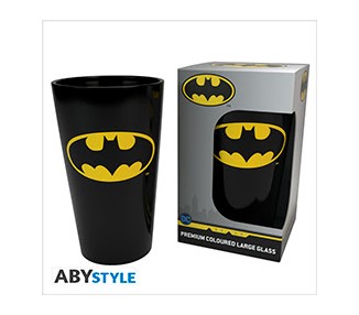 DC Comics Large Glass 400ml: Batman Symbol