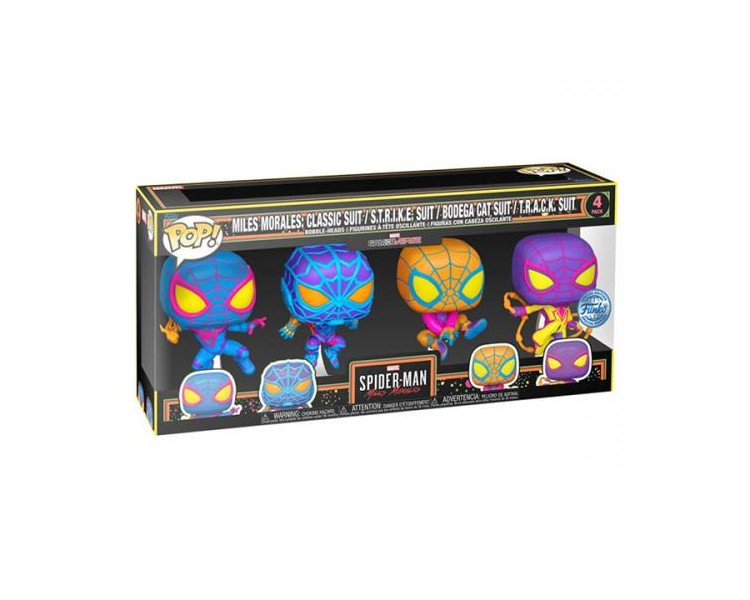 Funko POP! Marvel: Miles Morales Suits (4PK) EXM BKLT (fk9)