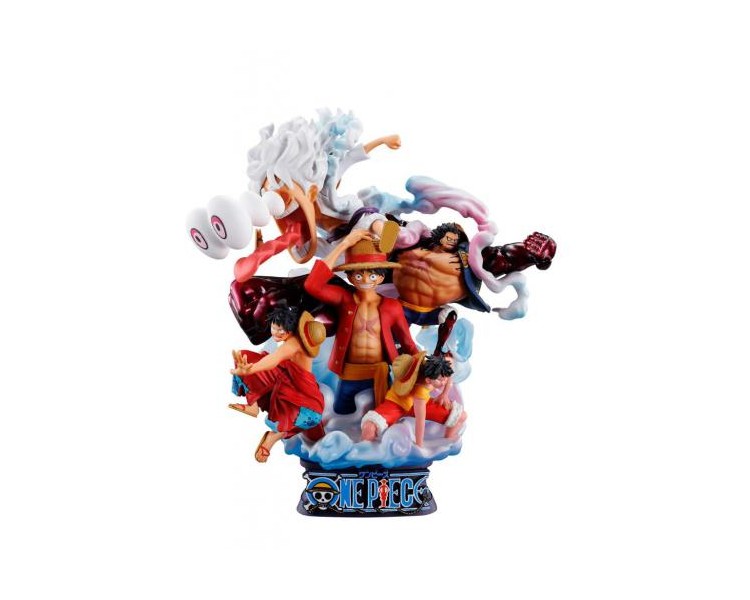 ST One Piece Re-Birth Luffy Special Petitrama Dx Logbox 15cm