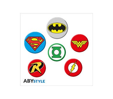 DC Comics Pin Spilla Badge: Logos 3cm