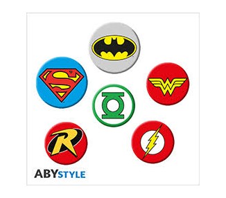 DC Comics Pin Spilla Badge: Logos 3cm