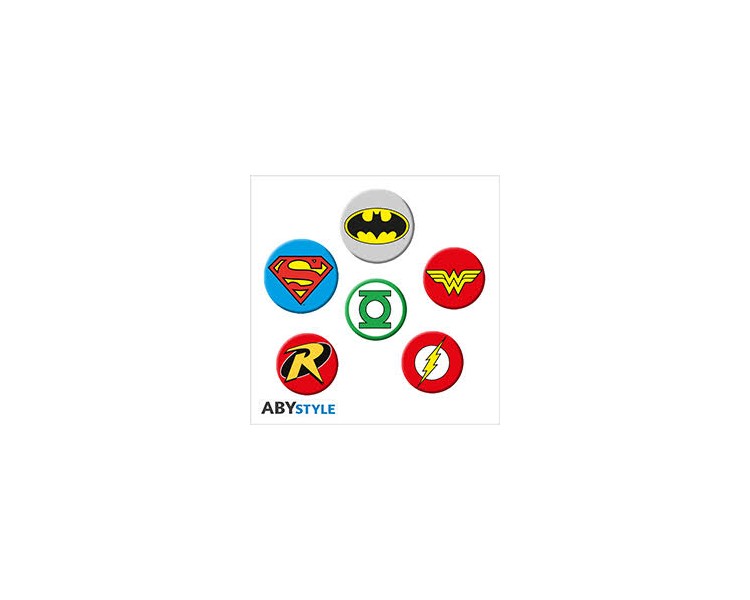 DC Comics Pin Spilla Badge: Logos 3cm