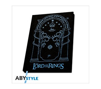 Lord of the Rings A5 Notebook Premium: Doors of Durin