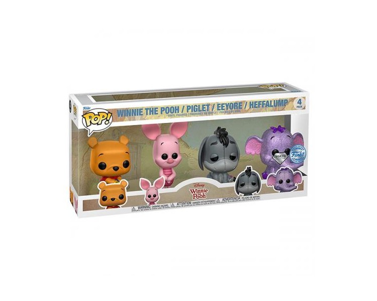 Funko POP! Disney: Winnie/Piglet/Eeyoret/Effa 4PK EXM DGLT