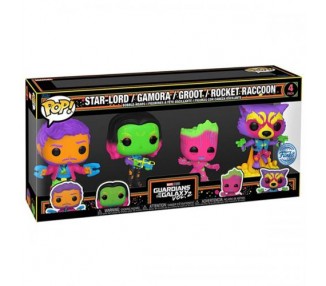 Funko POP! Guardiani: Star/Gamora/Groot/Rocket 4PK EXM BKLT