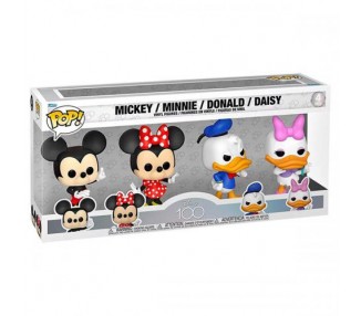 Funko POP! Disney100Th: Mickey/Minnie/Donald/Daisy 4PK EXM