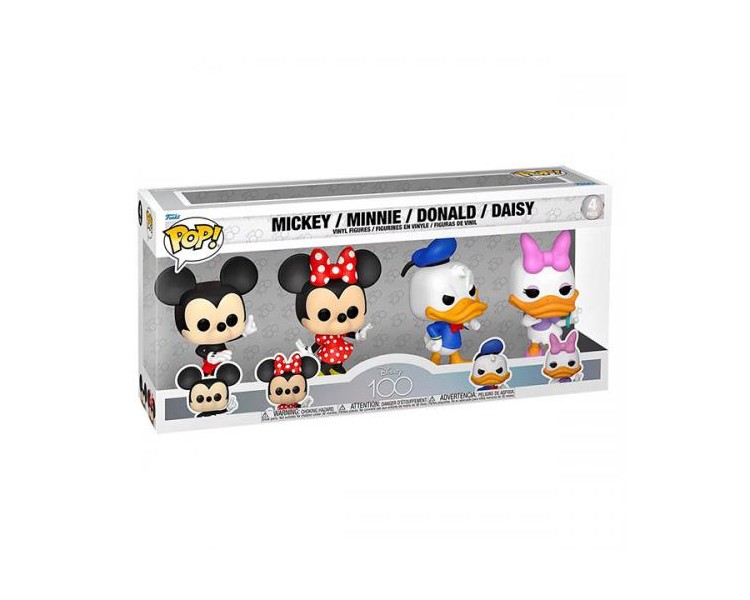 Funko POP! Disney100Th: Mickey/Minnie/Donald/Daisy 4PK EXM