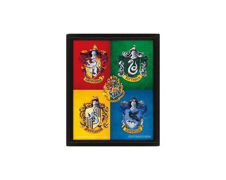 Harry Potter Cornice: Colourful Crest 28x23cm