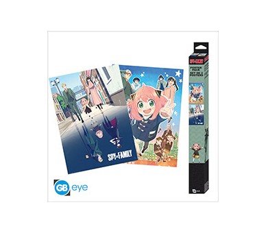 Spy x Family Set 2 Posters Chibi: A Double Family 52x38cm