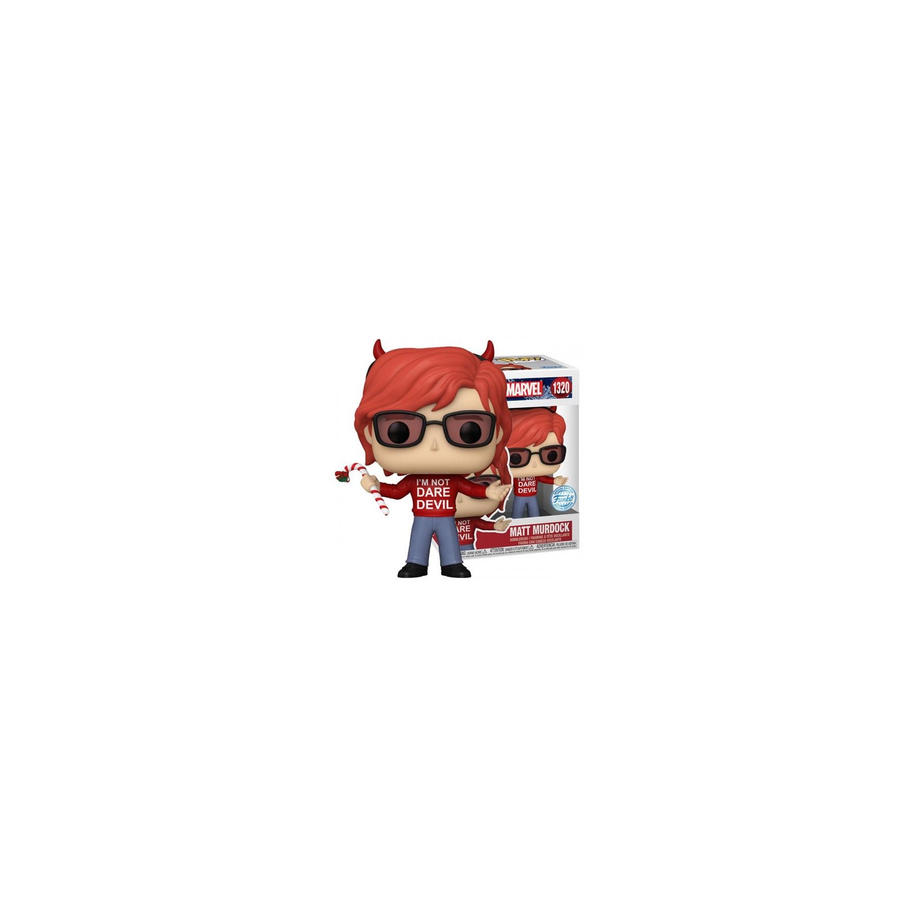 Funko POP! Marvel: I'm Not Daredevil Matt (1320) EXM (fk2)