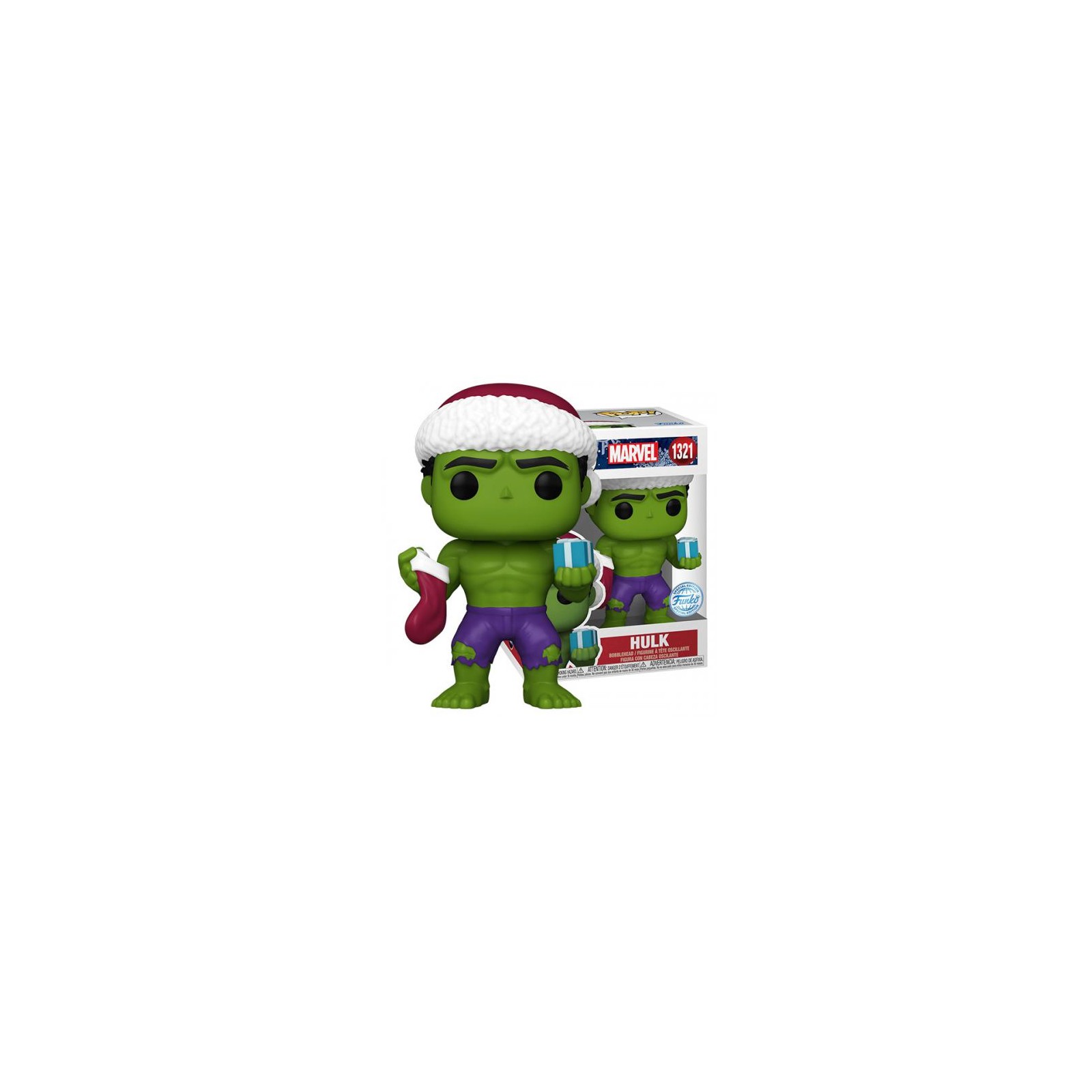 Funko POP! Marvel: Hulk Holiday Santa Hat (1321) EXM