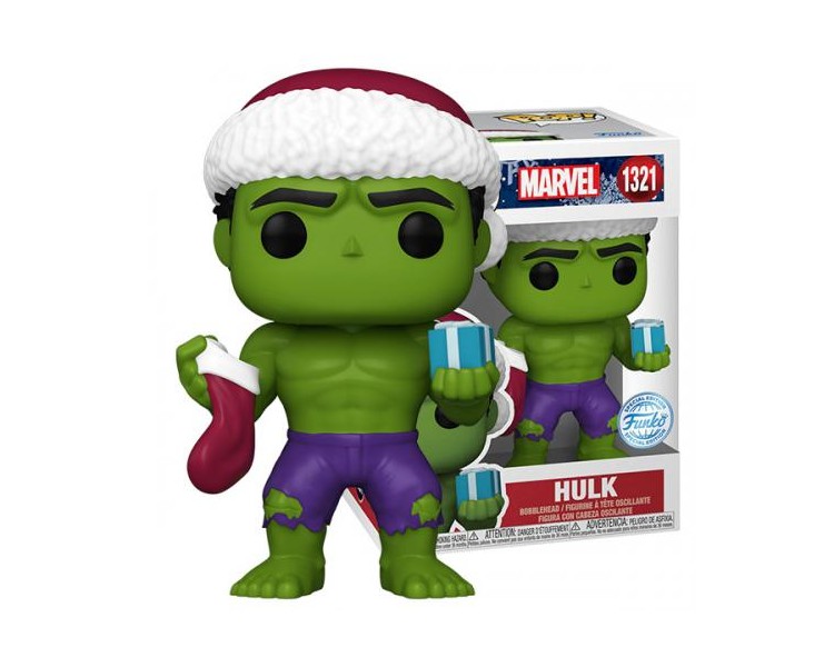 Funko POP! Marvel: Hulk Holiday Santa Hat (1321) EXM