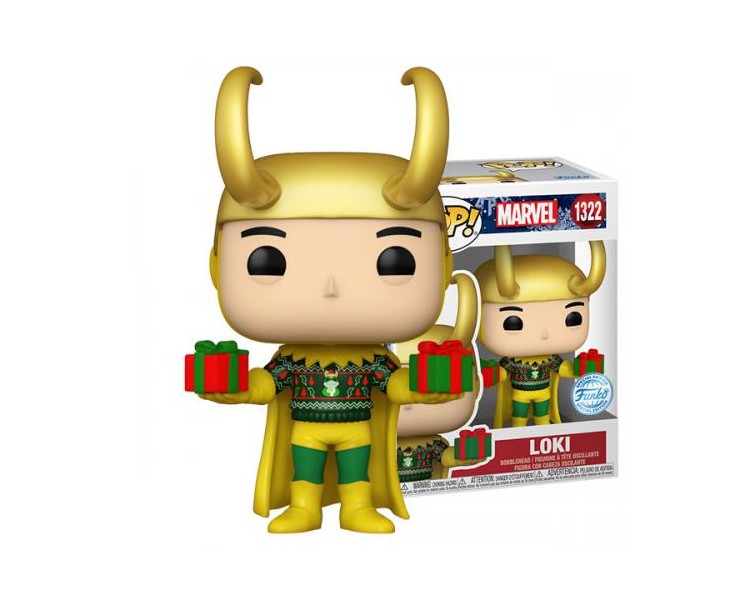 Funko POP! Marvel: Loki w/Sweater Holiday (1322) EXM