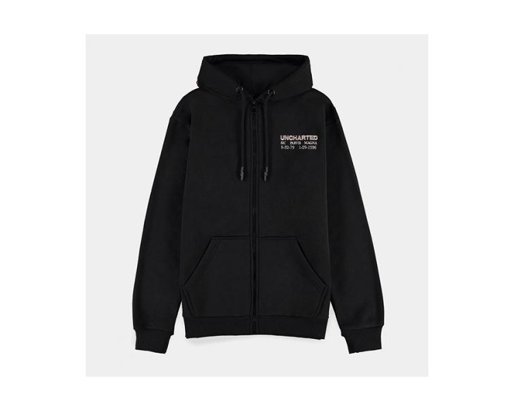 Uncharted Felpa Cappuccio (L) Man: Zipped Hoodie