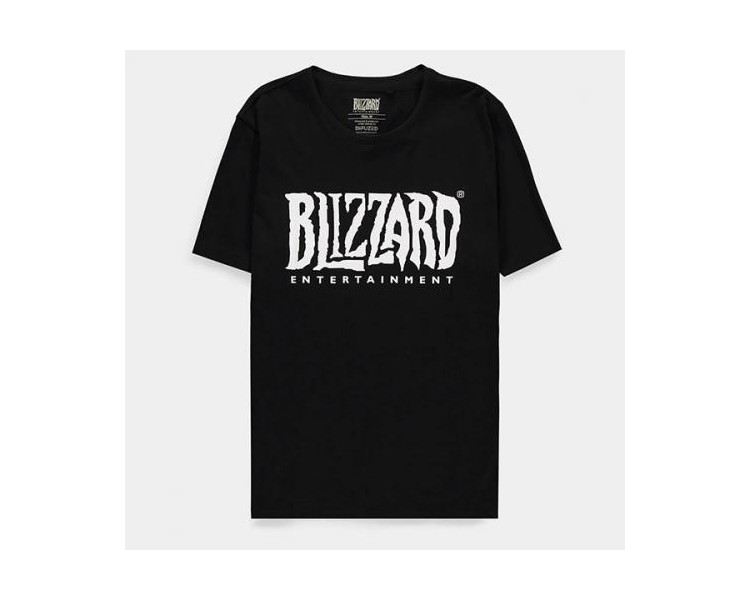 Overwatch T-Shirt (L) Man: Blizzard Logo Short Sleeved