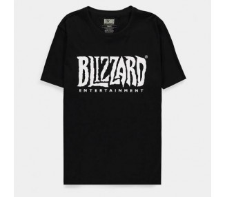 Overwatch T-Shirt (M) Man: Blizzard Logo Short Sleeved