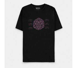 Dungeons & Dragons T-Shirt (L) Man: Logo Short Sleeved