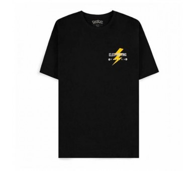 Pokemon T-Shirt (M) Man: Pikachu Electrifying Line Art