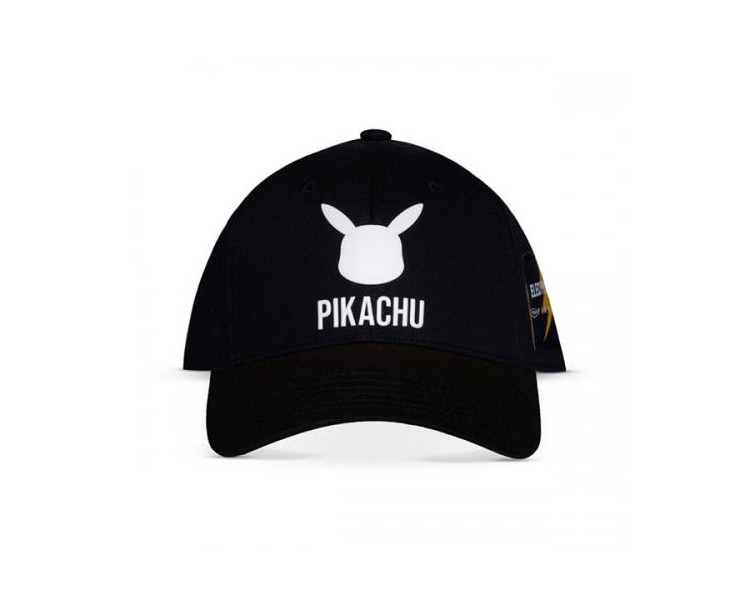 Pokemon Cappellino: Pikachu Logo White Black